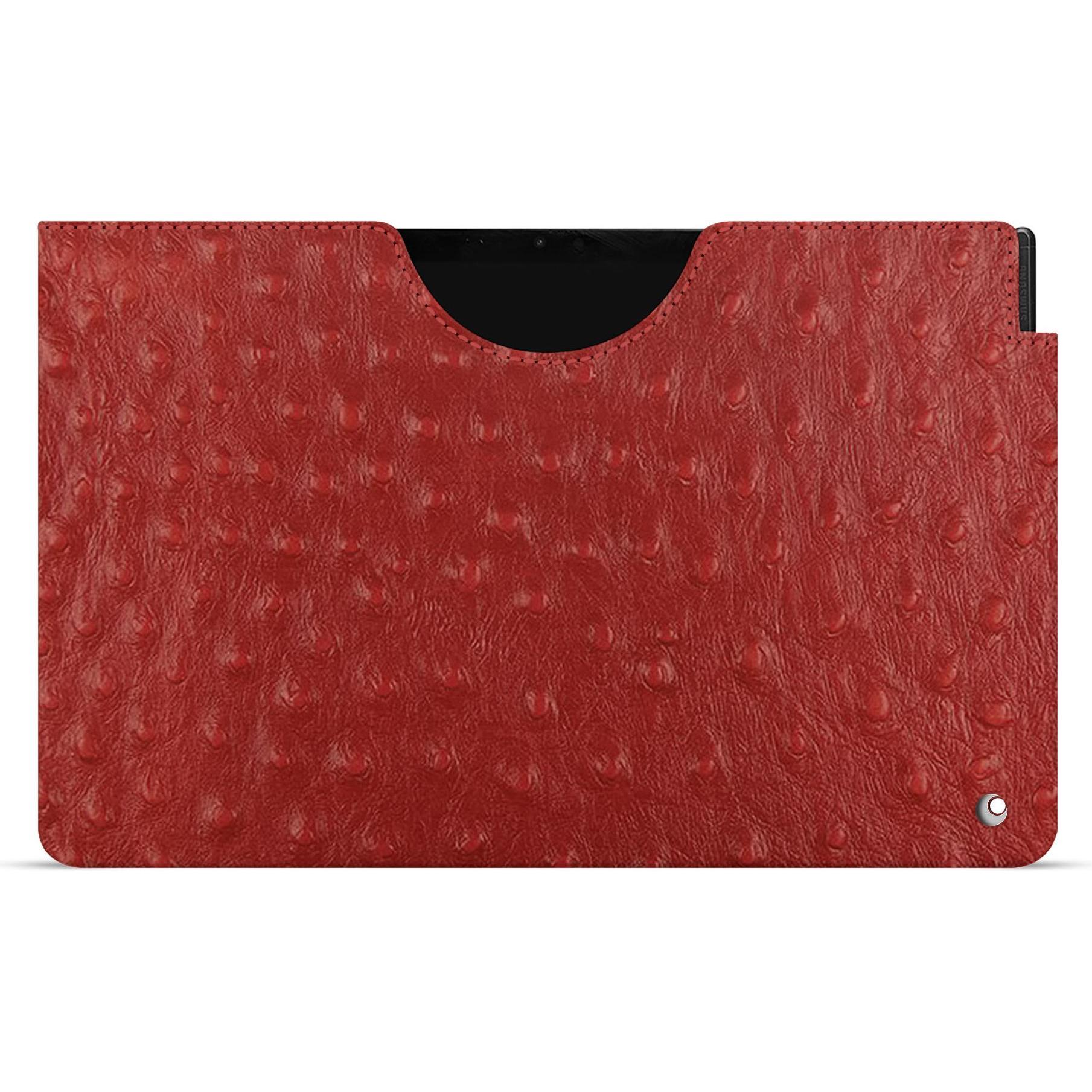 Noreve Lederschutzhülle (Galaxy Tab S9), Tablet Hülle, Rot