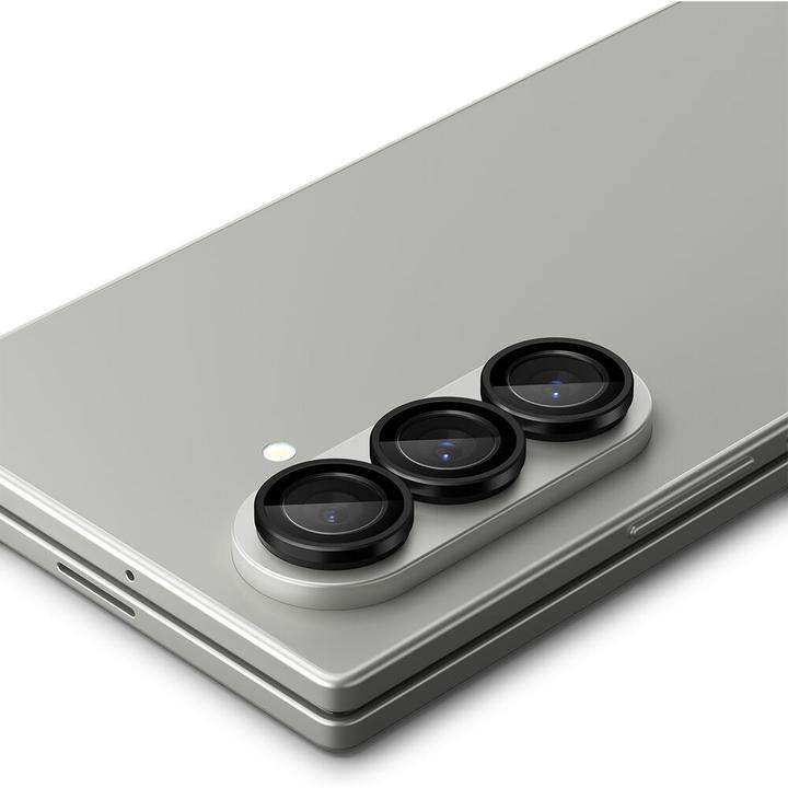 Actual product image Spigen - Optik.tR EZ Fit Pro HD Camera Glass (2 pack) - Samsung Galaxy Z Fold7 - Black (2 Piece, Samsung Galaxy Z Fold7)