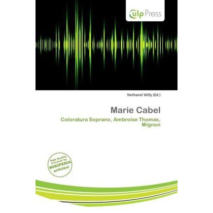 Marie Cabel, Fachbücher