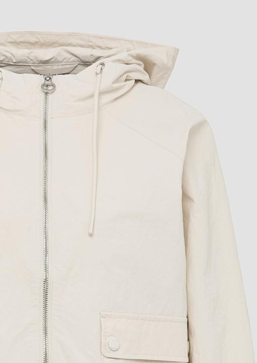 Actual product image S.Oliver Outdoor-Jacke Leichte Outdoor-Jacke im Relaxed Fit mit Fledermausärmeln und Kapuze (XL)