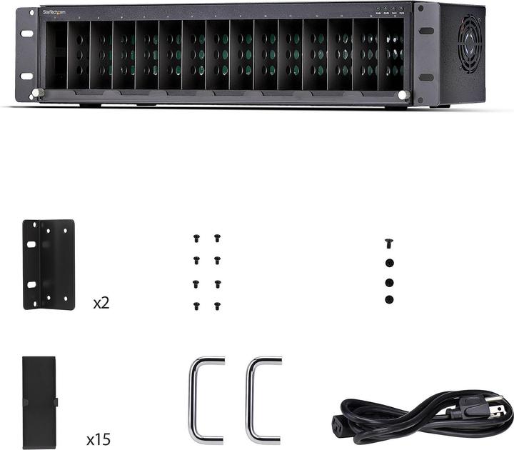 Actual product image StarTech 15-Slot Media Chassis Taa. Nms In Accs