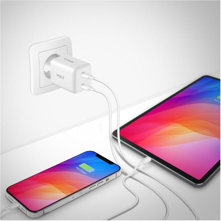 Immagine prodotto Yenkee USB-C Ladegerät 2x18W 3A Power Delivery 3.0 QC3.0 Weiss (35 W, 2 porte)