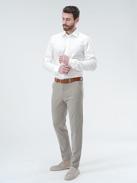 Immagine prodotto Olymp Camicia Level Five, body fit bianco 1/1, taglia 38, lunghezza manica 69cm (38)