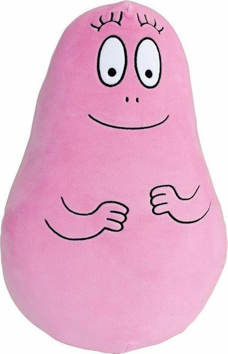 Actual product image Jemini Kissen-Set Barbapapa & Barbamama Schwarz Rosa 40 cm Plüsch 2 Stücke (40 x 40 cm)