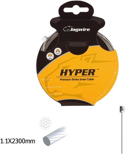 Actual product image Jagwire Câble de Dérailleur HYPER Galvanisé Slick Shimano Sram 1.