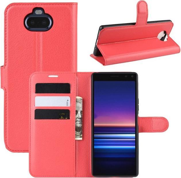 Actual product image MU Classic Litchi Leather Bookcover Series (Sony Xperia 8)