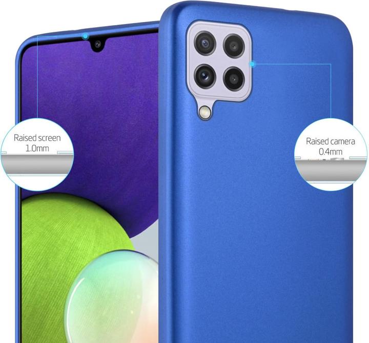 Image du produit Cadorabo TPU Matt Metallic Cover (Samsung Galaxy M22, Samsung Galaxy A22, Samsung Galaxy A32)