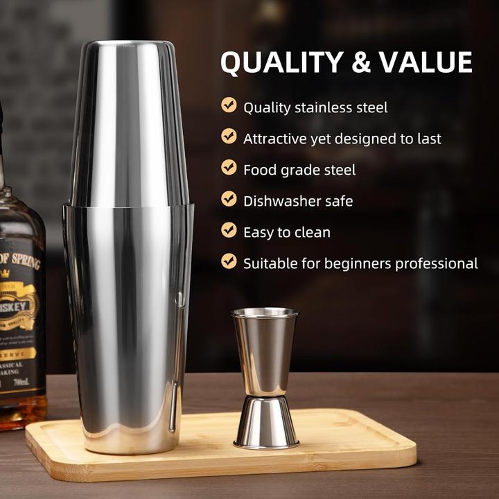 Immagine prodotto Cinnani Cocktail Shaker Set (Set da cocktail)