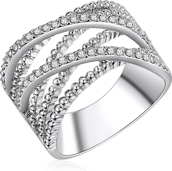 Produktbild Lulu & Jane Damen Metall-Legierung Glas silber - 29425 (54)