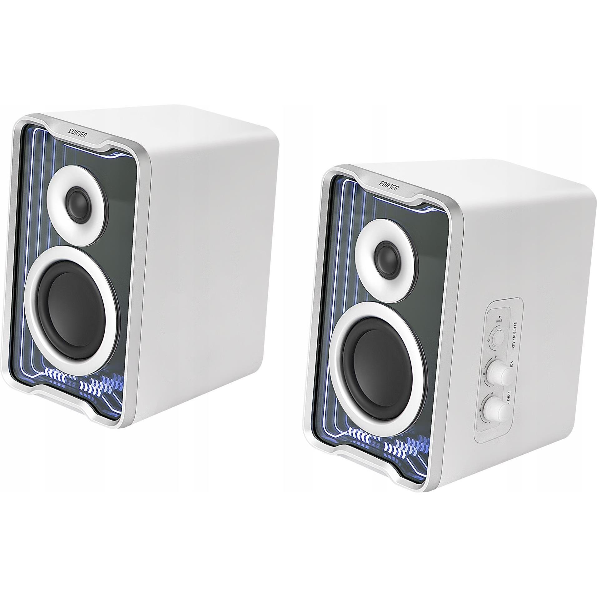 Edifier QR30 speakers (white) (1 coppia, 30 W), Hi-Fi + Altoparlante home cinema, Bianco