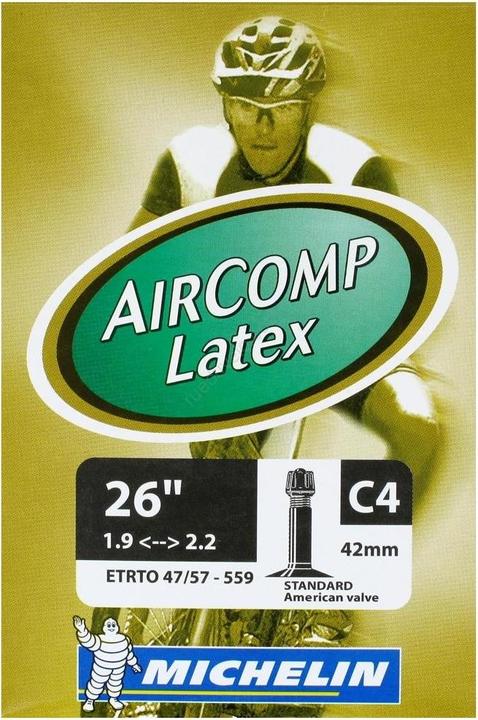 Actual product image Michelin Aircomp Latex 26x1.9/2.2 (Schrader (AV), 26", 42 mm)
