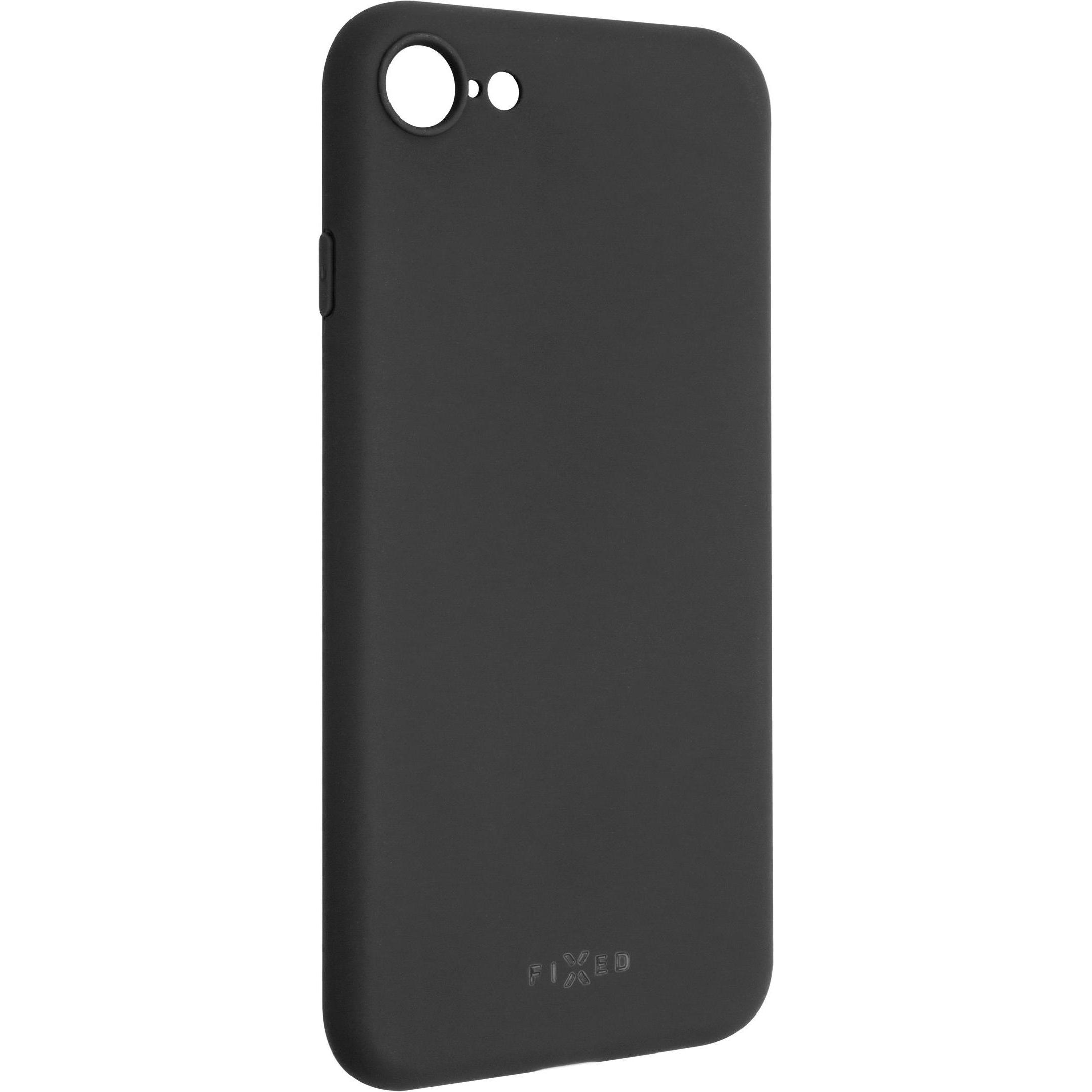 Fixed Gomma (Apple iPhone 8, Apple iPhone 7), Cover smartphone, Nero