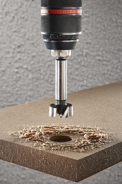 Immagine prodotto wolfcraft 1 Punta Forstner con gambo esagonale ø26x90mm (8 mm)