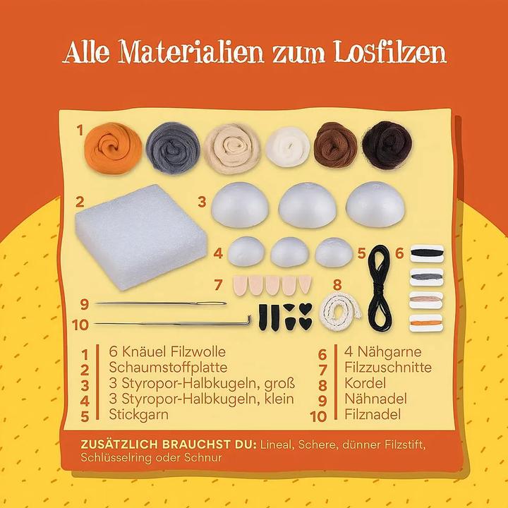 Productafbeelding Kosmos Die Schule der magischen Tiere - Tiere filzen