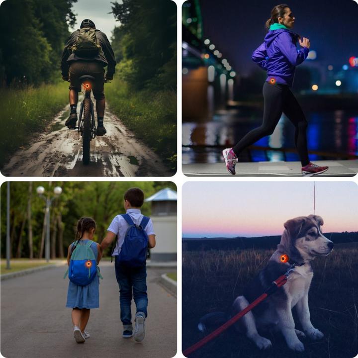 Produktbild Ansmann Bikelight Rear-LED round 200mAh