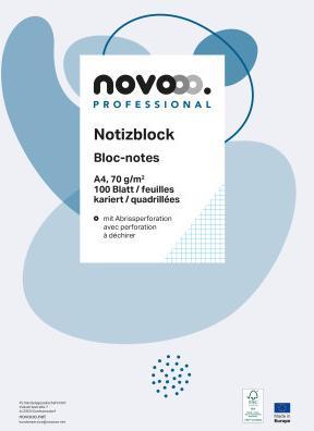 Immagine prodotto Novooo Blocco note A4 (A4, Quadretti)