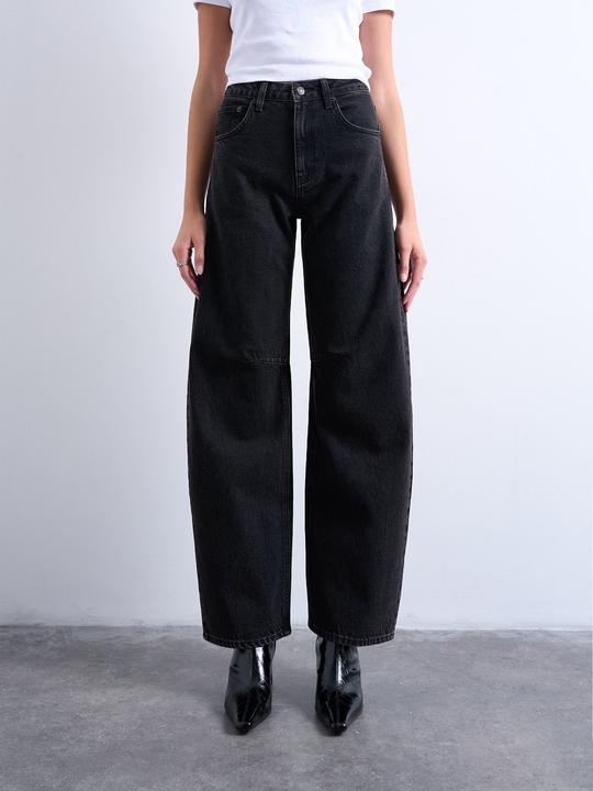 Actual product image Spokey Normal geschnitten Hohe Taille Jeans Weit geschnitten (28)