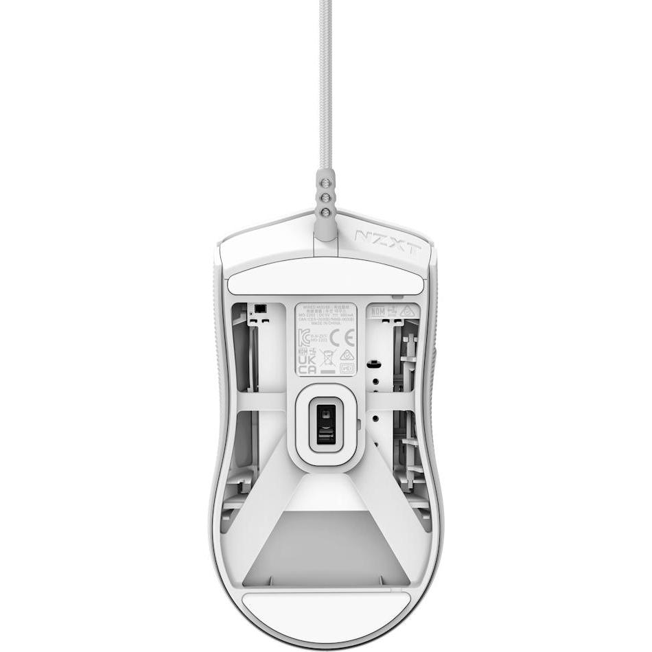 Thumbnail - NZXT Mouse Lift Symm White (Kabelgebunden), Maus, Weiss