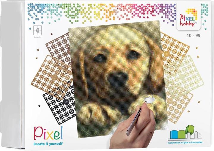Pixelhobby Pixel Geschenkset 4 Basisplatten - Hund