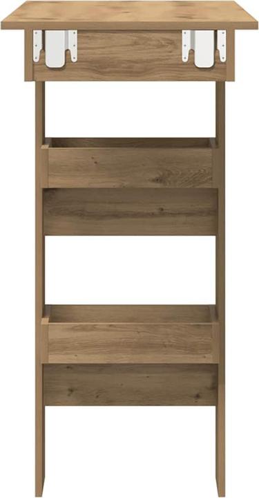 Produktbild vidaXL Wand-Bartisch Artisan-Eiche 102x45x103,5 cm Holzwerkstoff