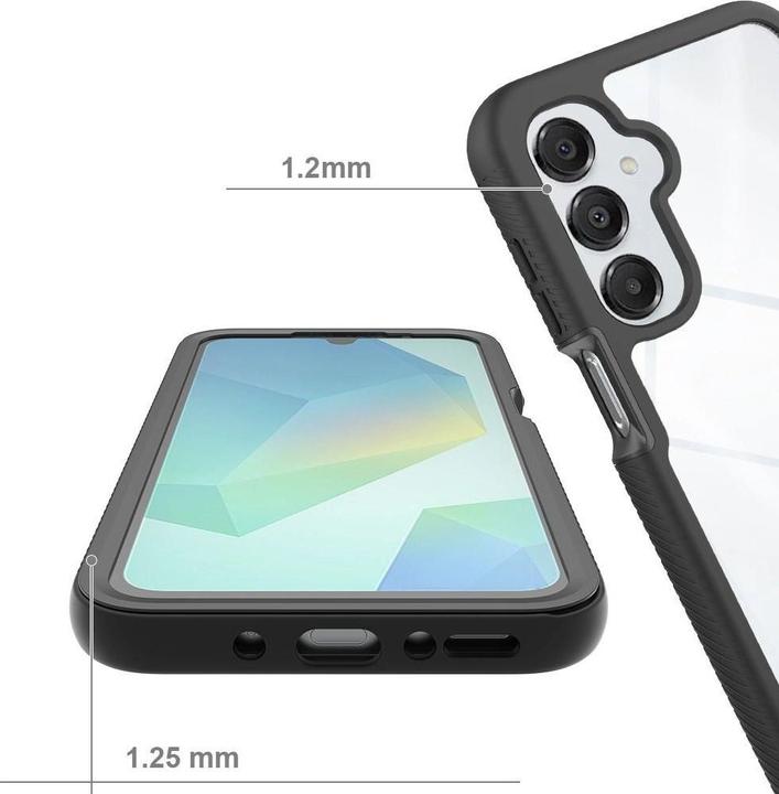 Actual product image Tech-Protect Defense Case für Samsung Galaxy A17 4G / 5G - Schwarz (Oppo A17 4G)