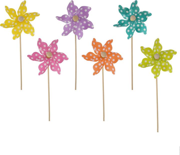 Produktbild Casativo Gartenstecker Drehblume in bunten Farben