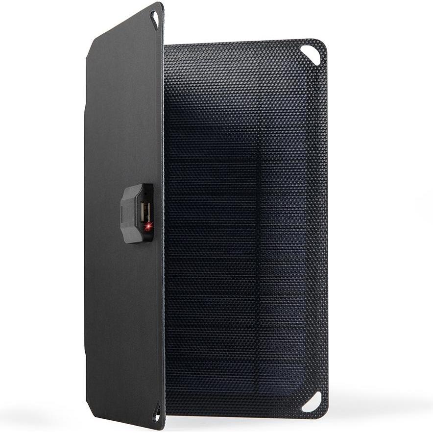 Livoo Zusammenklappbares Solarpanel 10W (10 W), Powerbank, Schwarz
