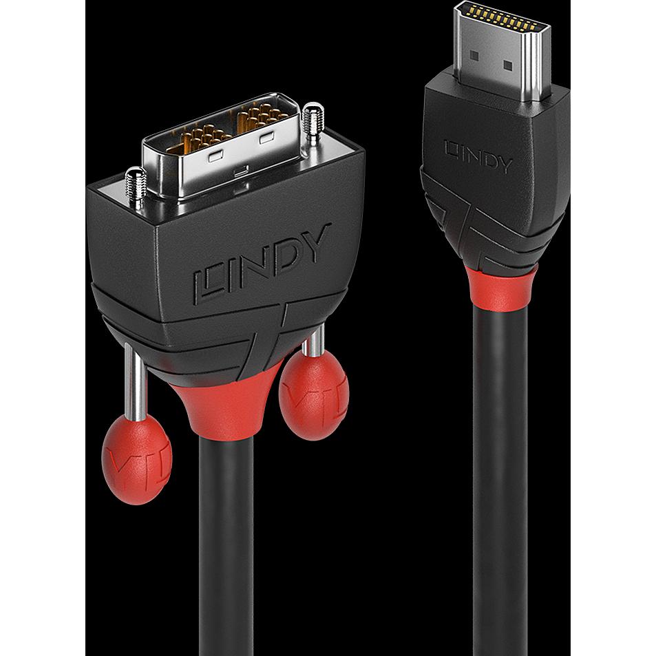 Lindy HDMI (Typ A) — DVI (10 m, HDMI, DVI), Video Kabel