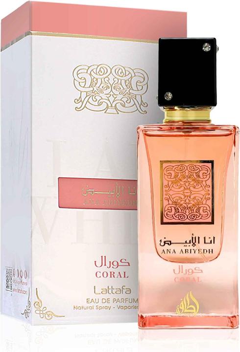 Image du produit Lattafa Perfumes Ana Abiyedh Coral (Eau de parfum, 60 ml)