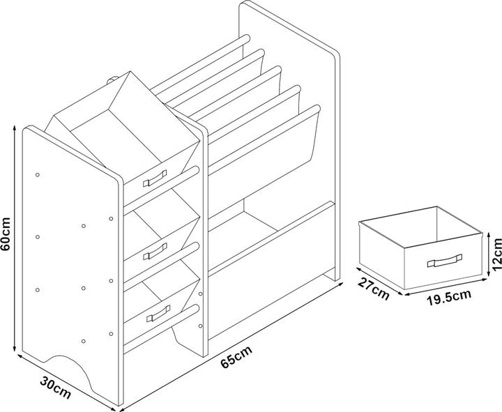 Immagine prodotto En.Casa Vimianzo (65 x 30 x 60 cm)