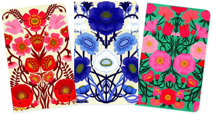 Produktbild Nina Pace Set of 3 Mini Notebooks (Blanko, Harter Einband)