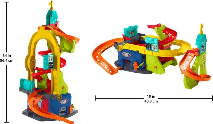 Produktbild Fisher-Price Little People - Sitzen und Stehen Wheelies Garage