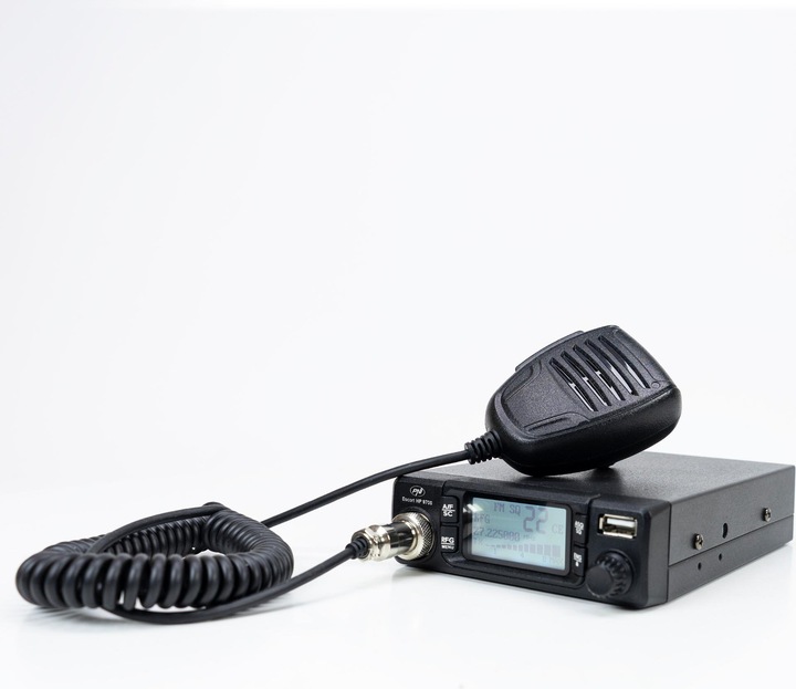Produktbild PNI CB Escort HP 9700 USB-Funkpaket und Extra 40 CB-Antenne mit Magnetfuss, 12V/24V-Stromversorgu (7 km)