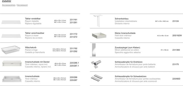 Produktbild Jutzler Drehtürenschrank 152.2 x 195