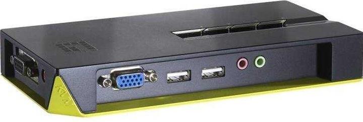 Actual product image LevelOne KVM-0421: 4Port Cable KVM Switch