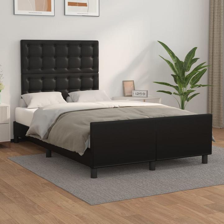 Image du produit vidaXL Bettgestell mit Kopfteil (123 x 123 x 128 cm)