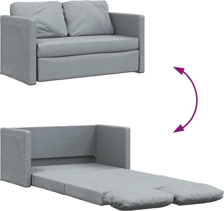 Actual product image vidaXL Bodensofa mit Schlaffunktion (2 person sofa)