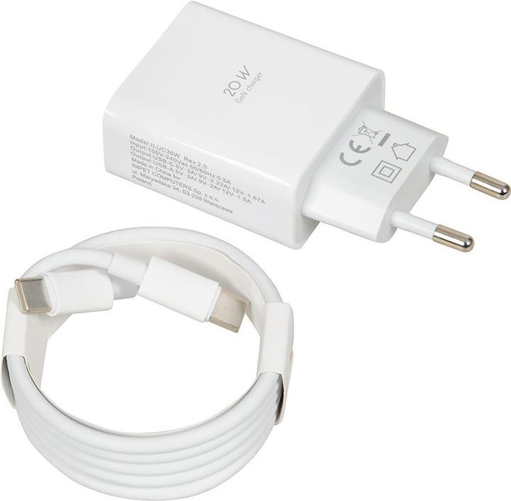 Produktbild iBox Reiseladegerät I-BOX C-36 PD20W weiss (20 W, 1 Port)