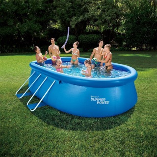 Actual product image Summer Waves Quick Set (457 x 305 x 107 cm)