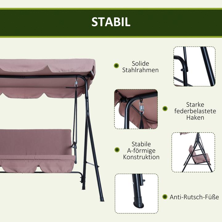 Immagine prodotto Outsunny Hollywood swing a 3 posti