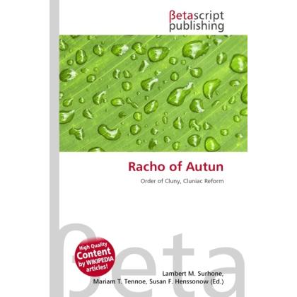 Racho of Autun, Sachbücher von Lambert M. Surhone, Miriam T. Timpledon, Susan F. Marseken
