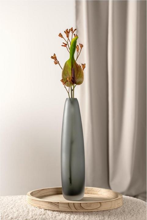 Actual product image Leonardo Vase Bellagio 46 cm, Anthracite (1 x, 46 x 10 cm)