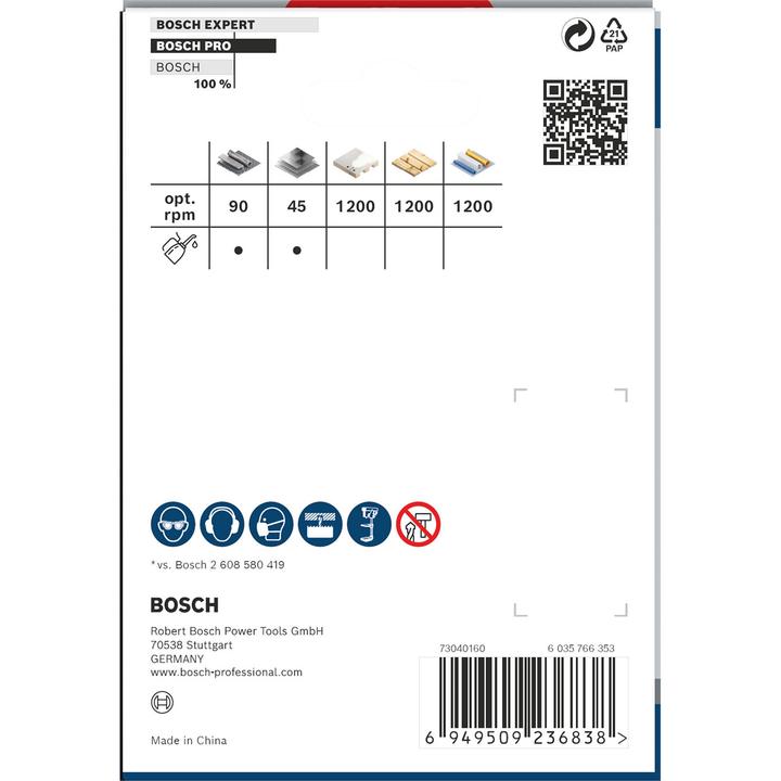 Productafbeelding Bosch Professional Zubehör PRO Multimateriaal gatenzaag, 92 mm, met schroefdraad (92 mm)