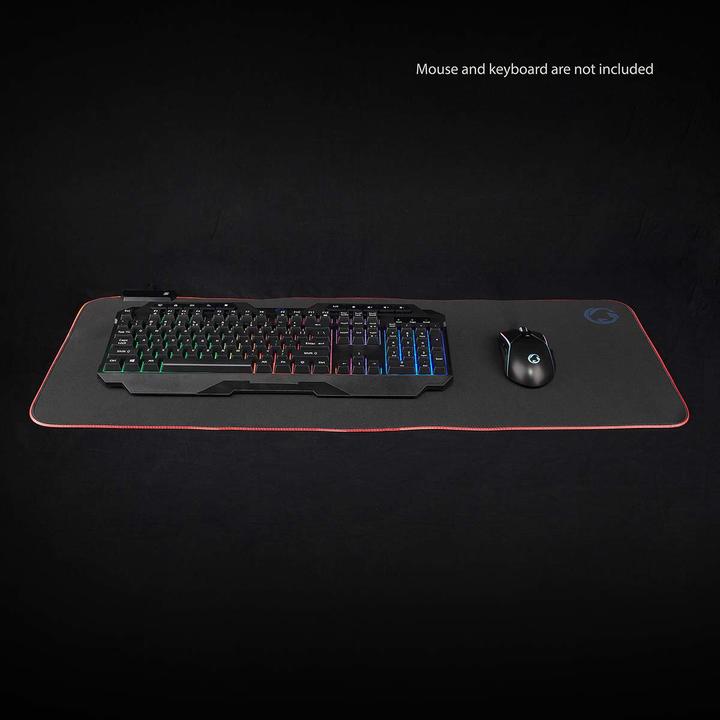 Immagine prodotto Nedis Tappetino per mouse da gioco | Gomma / Microfibra | Nero (XXL)