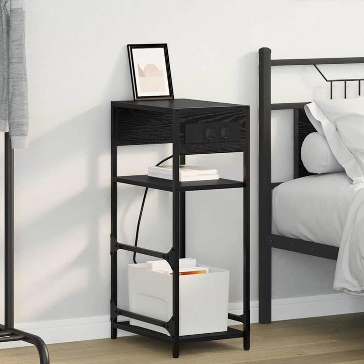 Actual product image vidaXL Bedside table (40 x 27 x 76 cm)