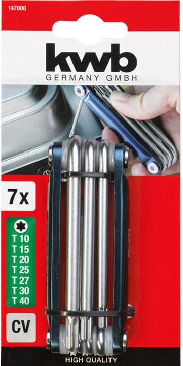 Immagine prodotto kwb Set di chiavi esagonali 7 pezzi