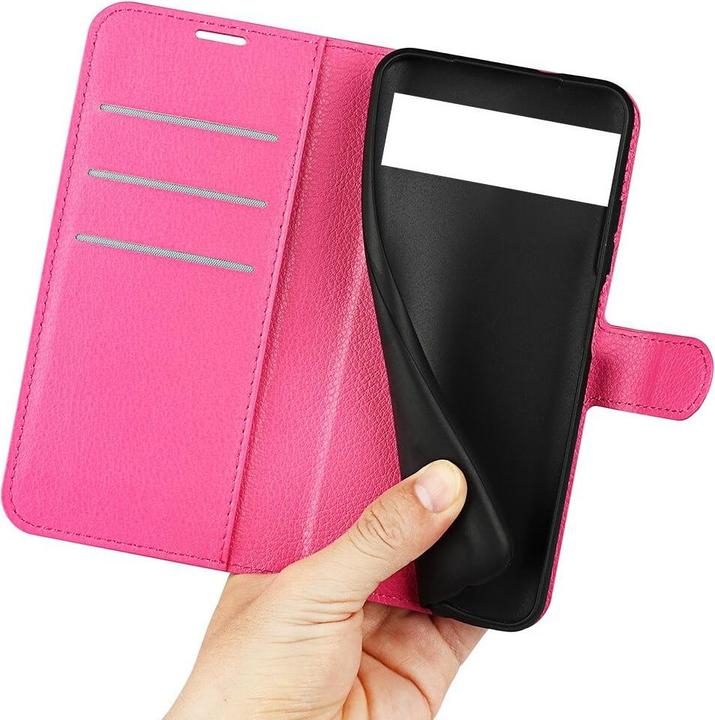 Produktbild Cover-Discount Google Pixel 7 Pro - Leder Etui Hülle pink (Google Pixel 7 Pro)