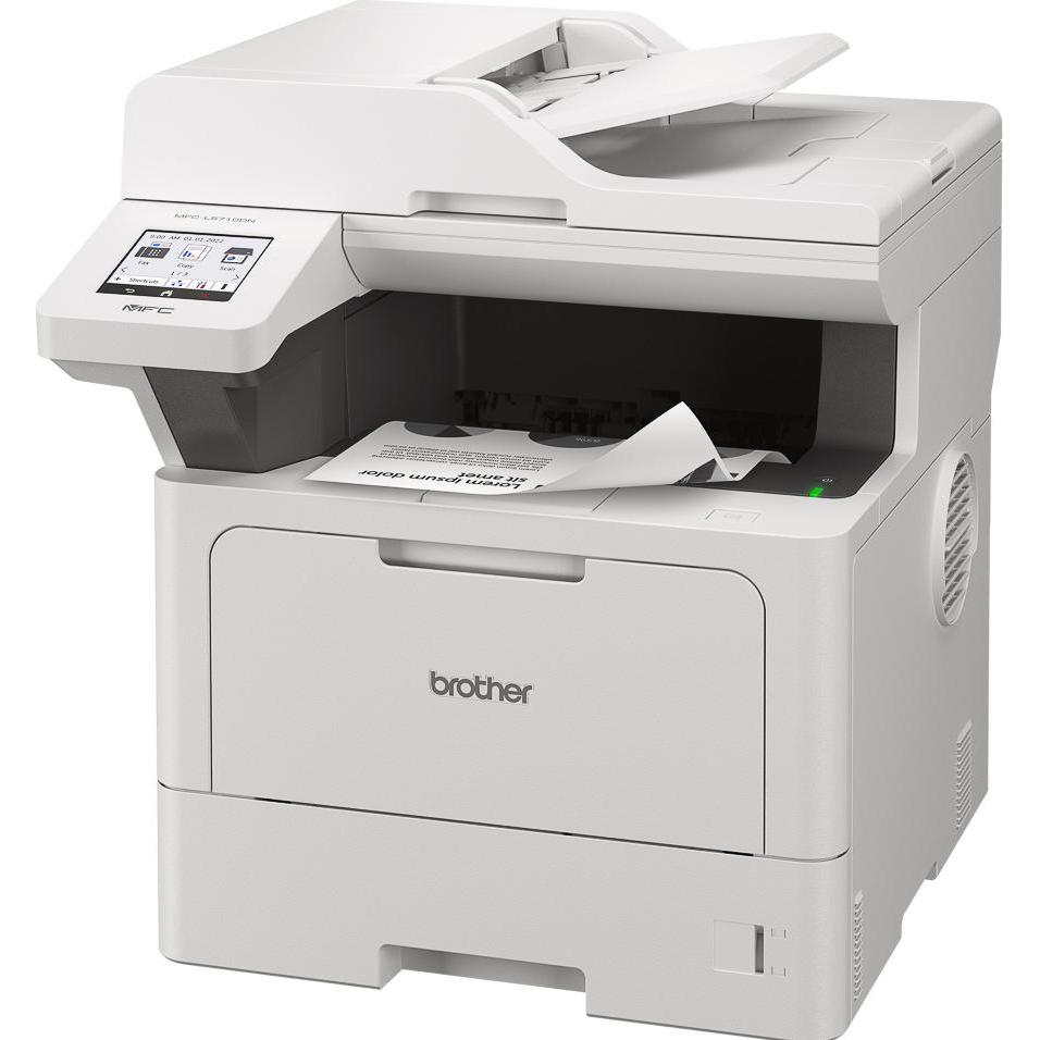 Brother MFC-L5715DN 4in1 Multifunktionsdrucker (Laser, Schwarz-Weiss), Drucker, Schwarz, Weiss
