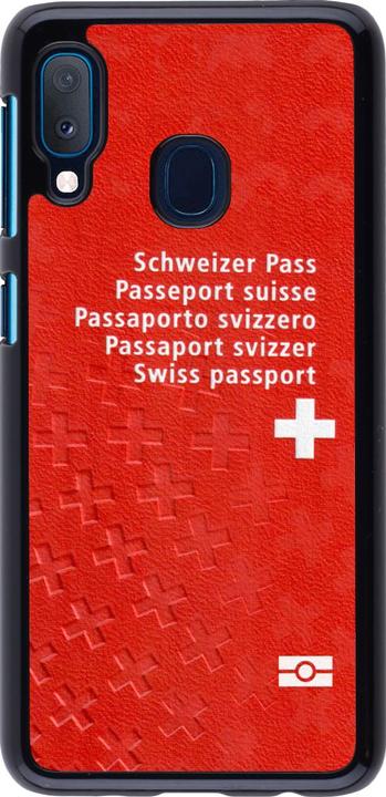 Actual product image PhoneLook Coque Swiss Passport (Samsung Galaxy A20e)