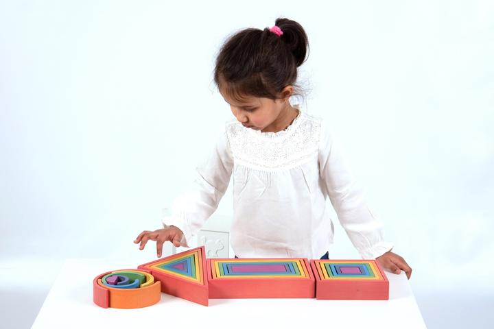 Produktbild TickiT Rainbow Architect Triangles